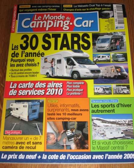 Annonce occasion, vente ou achat 'Revues Le Monde du Camping-Car'