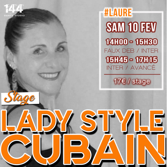 Annonce occasion, vente ou achat 'Stage Lady Style Cubain'