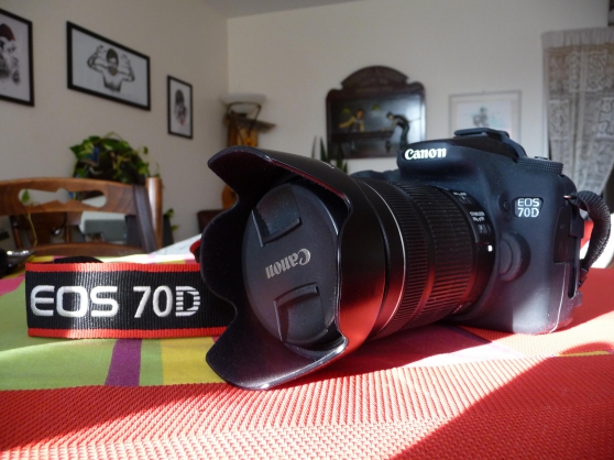 Annonce occasion, vente ou achat 'Canon 70D + 2 Objectifs et accessoires'