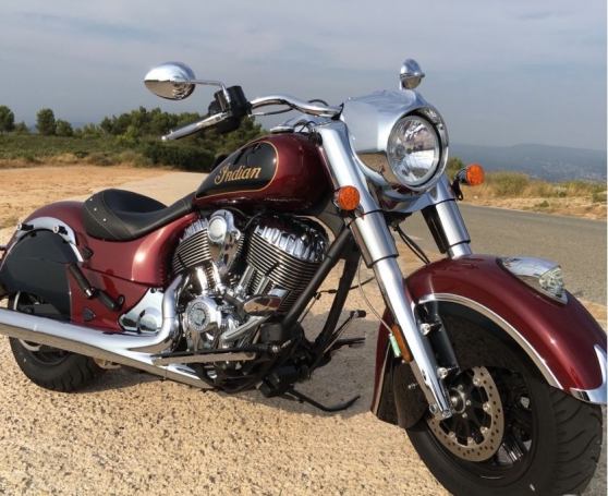 Indian Chief Classic Burgundy/Thunder Bl