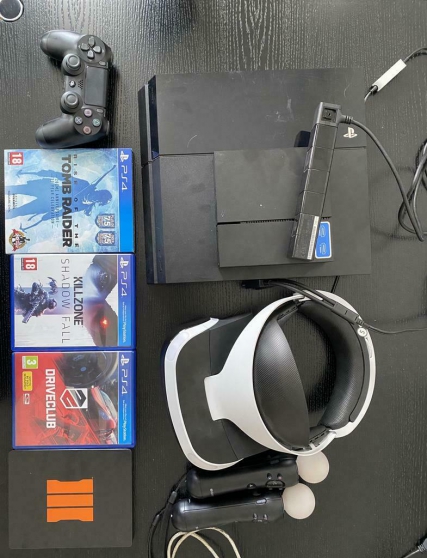 Annonce occasion, vente ou achat 'PlayStation 4 500go fw 4.0.5 + kit PS VR'