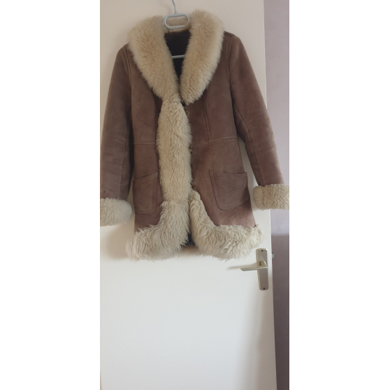 Annonce occasion, vente ou achat 'manteau femme cuir retourn fourrure'