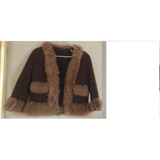 Annonce occasion, vente ou achat 'manteau enfant cuir et fourure'