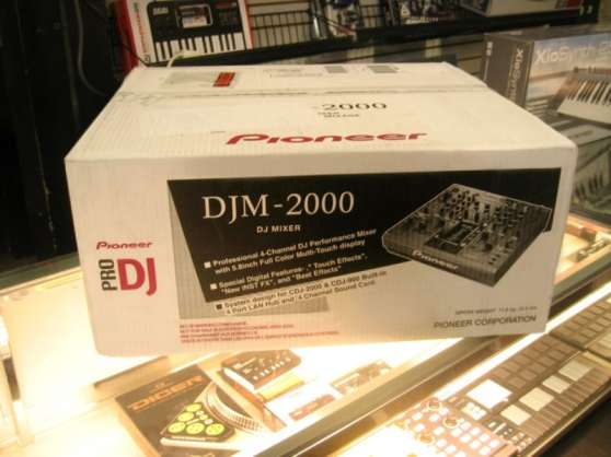 Annonce occasion, vente ou achat 'Pack de pioneer CDJ2000 et DJM 2000'