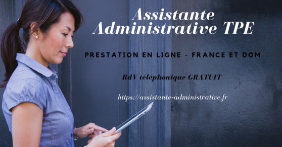 Annonce occasion, vente ou achat 'Assistante Administrative en ligne pour'