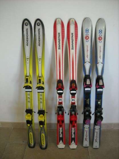 Annonce occasion, vente ou achat 'ski parabolique junior 120cm +fixation'
