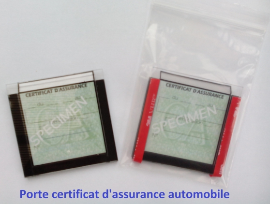 1 Porte certificat d'assurance auto