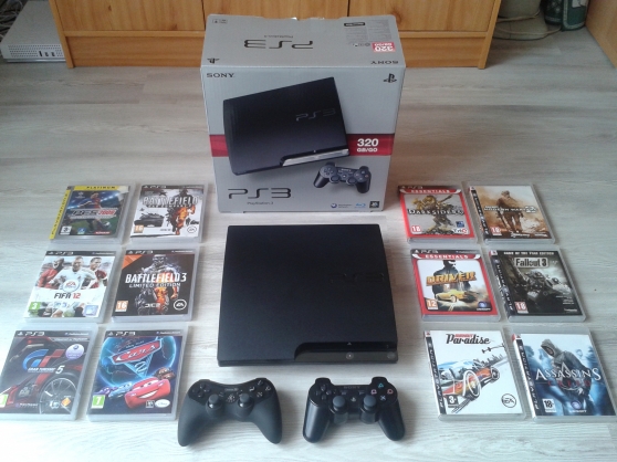 Annonce occasion, vente ou achat 'console PS3 Slim 320Go + 12 jeux'