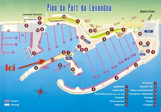 Annonce occasion, vente ou achat 'place de port du Lavandou de 14m'