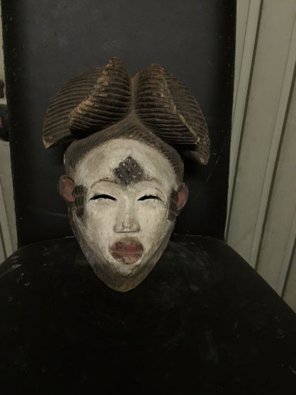Annonce occasion, vente ou achat 'art africain masque pounou Gabon'