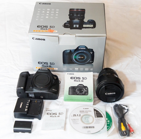 Annonce occasion, vente ou achat 'Canon EOS 5D Mark III 22.3MP + 24-105mm'