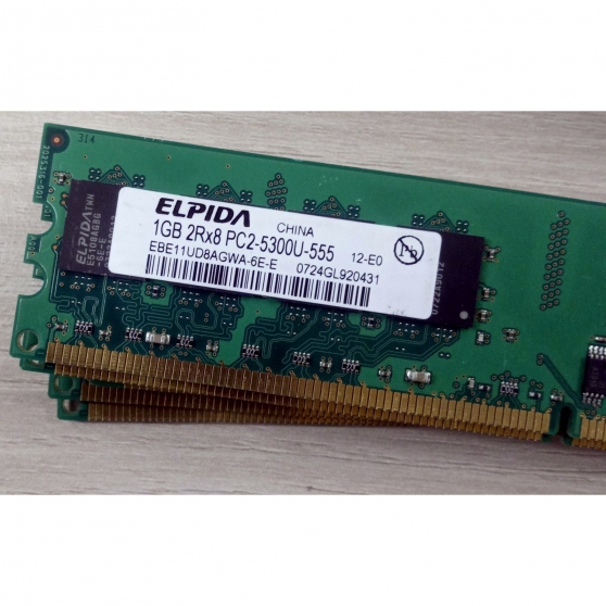 Annonce occasion, vente ou achat 'RAM 1GB ELPIDA EBE11UD8AGWA-6E-E PC2-530'