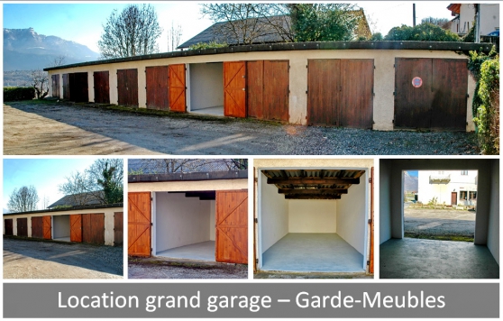 Annonce occasion, vente ou achat 'Loue grands garages au Bourget-du-Lac'