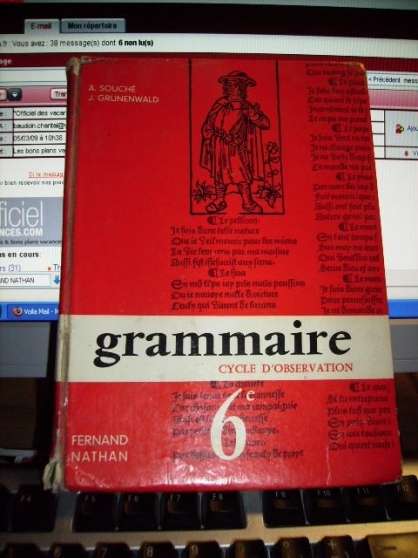 Annonce occasion, vente ou achat 'GRAMMAIRE 6e - NATHAN- COLLECTION'
