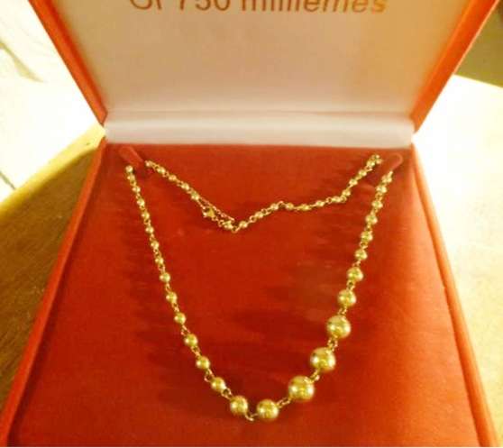 Annonce occasion, vente ou achat 'collier en or'
