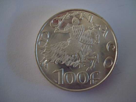 Piece Monaco 100 Fr argent 1997