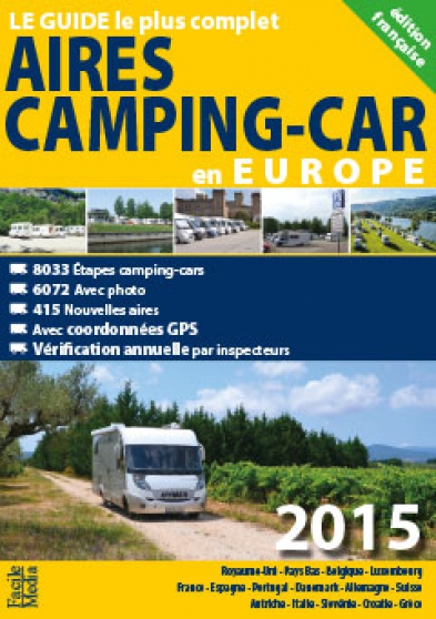 Annonce occasion, vente ou achat 'Aires camping-car en Europe 2015'