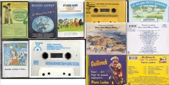 Annonce occasion, vente ou achat 'K7 audio pour enfants + 2 CD P.LOZERE'