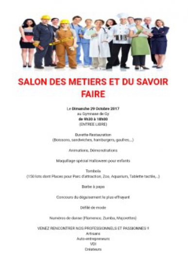 Annonce occasion, vente ou achat 'Salon des Mtiers et du Savoir Faire Gy'