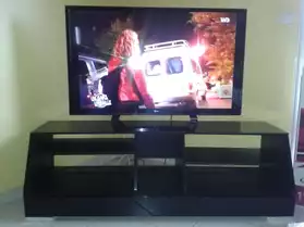 meuble tv noir parfait état