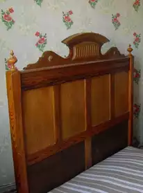Cadre de lit : ancien des années 50