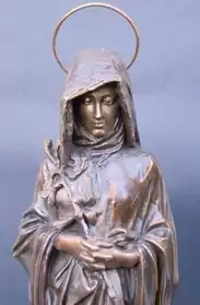 Fremiet.Vierge .Sculpture bronze