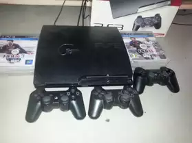 Console Ps3 ultra slim 500 Go + Jeux + 4