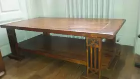 table basse en bois d'accacia
