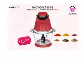 Hachoir mixeur-2-en-1