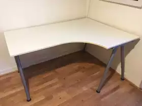Bureau IKEA d'angle Blanc Galant