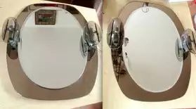 2 Miroirs de salle de bain Vintage