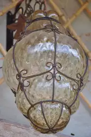 Lanterne artisanale de Murano, an 1960