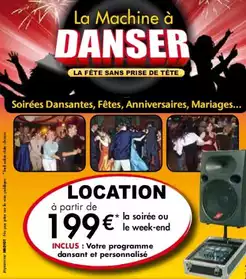 DJ Machine à Danser LocSono+Musique 199EUR