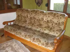 canapé 3 places et 2 fauteuils