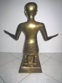statue bronze doré - genre oriental