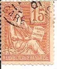 FRANCE OBLITERES. N°117 (1898-99)
