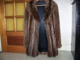 manteau en marmotte
