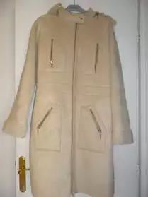 manteau long femme beige taille 42