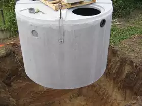 Citerne stockage d'eau de pluie (3000L)