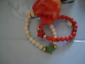 Bracelet Perles avec breloque Etoile