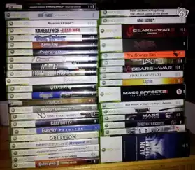 Xbox 360 + 40 jeux et accessoires