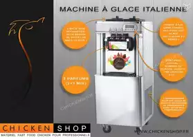 Machine a glaces Italienne 3 parfums