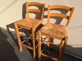 chaises de cuisine hautes