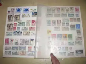 Collection de timbres différents pays