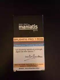 MANIATIS Brushing 1 mois NEUF