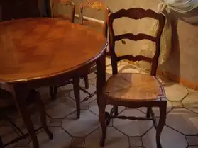 table et 6 chaises