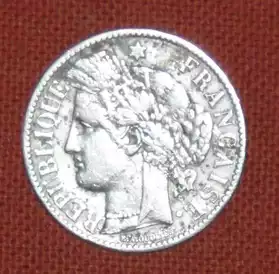 2 Francs de type CERES en argent 1871