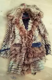 manteau fourrure femme