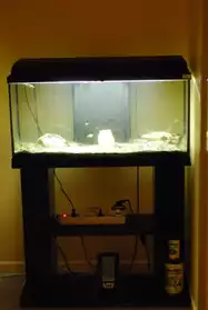 aquarium 90 litres et son meuble