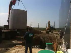 Citerne stockage d'eau de pluie (10000L)